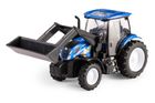 Daffi, New Holland, traktor z łopatą, pojazd rolniczy, model metalowy