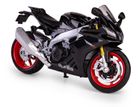 Daffi, RMZ City, Aprilia RSV4 RR 2020, motocykl, model metalowy, czarny, 1:12