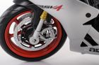 Daffi, RMZ City, Aprilia RSV4 RR 2020, motocykl, model metalowy, srebrny, 1:12