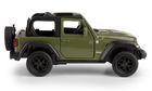 Daffi, RMZ City, Jeep Wrangler Rubicon 2021, Convertible, pojazd, model metalowy, zielony, 1:35