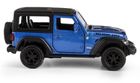 Daffi, RMZ City, Jeep Wrangler Rubicon 2021, Hard Top, pojazd, model metalowy, niebieski, 1:35