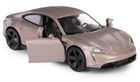 Daffi, RMZ City, Porsche Taycan Turbo S 2020, pojazd, model metalowy, różowy, 1:40