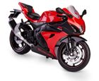 Daffi, RMZ City, Suzuki GSX R1000R Regular, pojazd, model metalowy, czerwony, 1:12