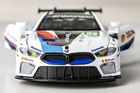 Daffi, RMZ Hobby, BMW M8 GTE, pojazd, interaktywny model metalowy, biały, 1:32