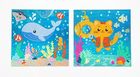 Diamond Dotz by number, diamentowa mozaika, Under the sea, 2 obrazki