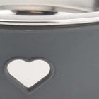 DOGS Collection, miska stalowa, antypoślizgowa, 21 cm