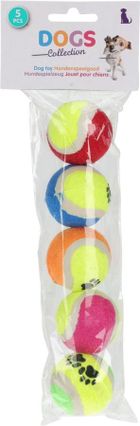 Dogs Collection, piłka dla psa, tenis ziemny, 5 szt.