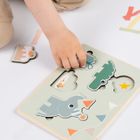 Done by Deer, Celebration, pierwsze puzzle warstwowe, drewniana układanka