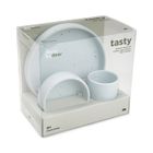 Done by Deer, Confetti, silikonowy zestaw obiadowy, blue