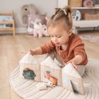 Done By Deer, Lama Lalee, domek lamy, miękka książeczka