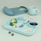 Done by Deer, Peekaboo, Elphee, kubek silikonowy, blue