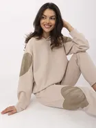 Dres damski, beżowy, Italy Moda
