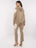 Dres damski, beżowy, Italy Moda