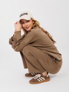 Dres damski, brązowy, Italy Moda