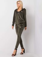 Dres damski, welurowy, khaki, Relevance