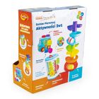 Dumel Discovery, Zestaw Pierwszej Aktywności 3w1, wieża, pojazd sorter, zabawki sensoryczne