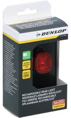 Dunlop, lampka rowerowa na tył, LED, usb-c