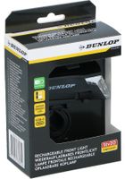 Dunlop, lampka rowerowa, przednia, LED, USB C, 3 tryby