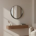 Edaxo, Svea, lustro ścienne, okrągłe, 50 cm