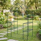 Edenia, Miva, mini szklarnia foliowa z półkami, 73-143-195 cm