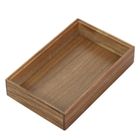 EH Excellent Houseware, Hedo, drewniany organizer na biurko do szuflady, 23,5-15-5 cm