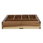 eh Excellent Houseware, wkład do szuflady na sztućce lunu, 28-45-35-5 cm