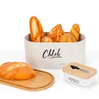 Elitehoff, chlebak z zestawem pojemników i maselniczką