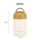 Elitehoff, termos obiadowy z miską i składaną łyżką, 500 ml, e-8250