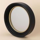 Emako, Dem, okrągłe lustro w czarnej ramie, 40,5 cm