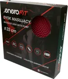 Enero fit, dysk poduszka sensomotoryczna z pompką, 33 cm, różowy