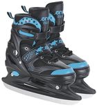 Enero, łyżworolki wrotki łyżwy, 3w1, black-blue, rozmiar 30-33