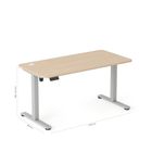 Entelo, Axio, biurko elektryczne regulowane, rozmiar 3-4, 100-60 cm, brzoza