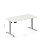 Entelo, Axio, biurko elektryczne regulowane, rozmiar 3-4, 120-60 cm, biały
