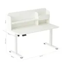 Entelo, Axio, biurko elektryczne regulowane z nadstawką, rozmiar 3-4, 120-65 cm, biały
