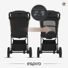 Espiro, Pearl, wózek spacerowy, 10 black pearl