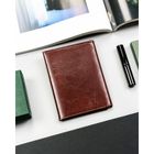 Etui na klucze, brązowe, skóra ekologiczna, 4u Cavaldi