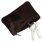 Etui na klucze, brązowe, skórzane, Peterson