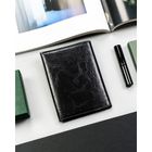 Etui na klucze, czarne, skóra ekologiczna, 4u Cavaldi