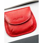 Etui na klucze, czerwone, skórzane, 4U Cavaldi