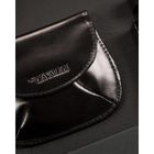 Etui na klucze z portmonetką, czarne, skórzane, 4U Cavaldi