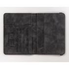 Etui na paszport, czarne, skóra ekologiczna, Peterson