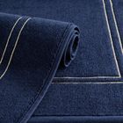 Eurofirany, dywanik łazienkowy Olivia, 50-70 cm, granatowy