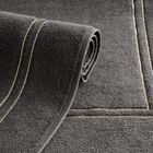 Eurofirany, dywanik łazienkowy Olivia, 50-70 cm, stalowy