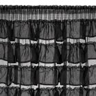 Eurofirany, firana gotowa, Aura, na taśmie, 140-270 cm, czarny