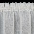 Eurofirany, firana zaciemniająca gotowa, Estera, na taśmie, 150-60 cm, biały