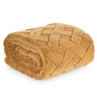 Eurofirany, koc d91 Caro, 200-220 cm, miodowy