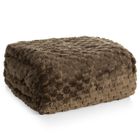 Eurofirany, koc d91 cindy6, 170-210 cm, ciemnobrązowy