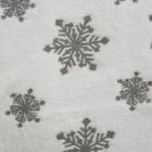 Eurofirany, koc świąteczny, Blink, 150-200 cm, biały