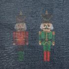 Eurofirany, koc świąteczny Peter, 200-220 cm, granatowy