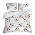 Eurofirany, komplet pościeli bawełnianej, Celine, 140-200 cm, biały